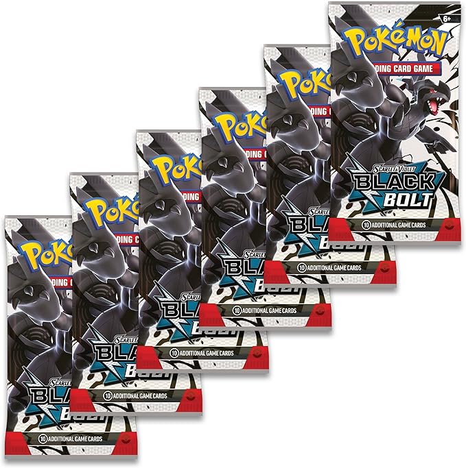 Pokemon TCG Scarlet & Violet 10.5 Black Bolt Booster Bundle Set